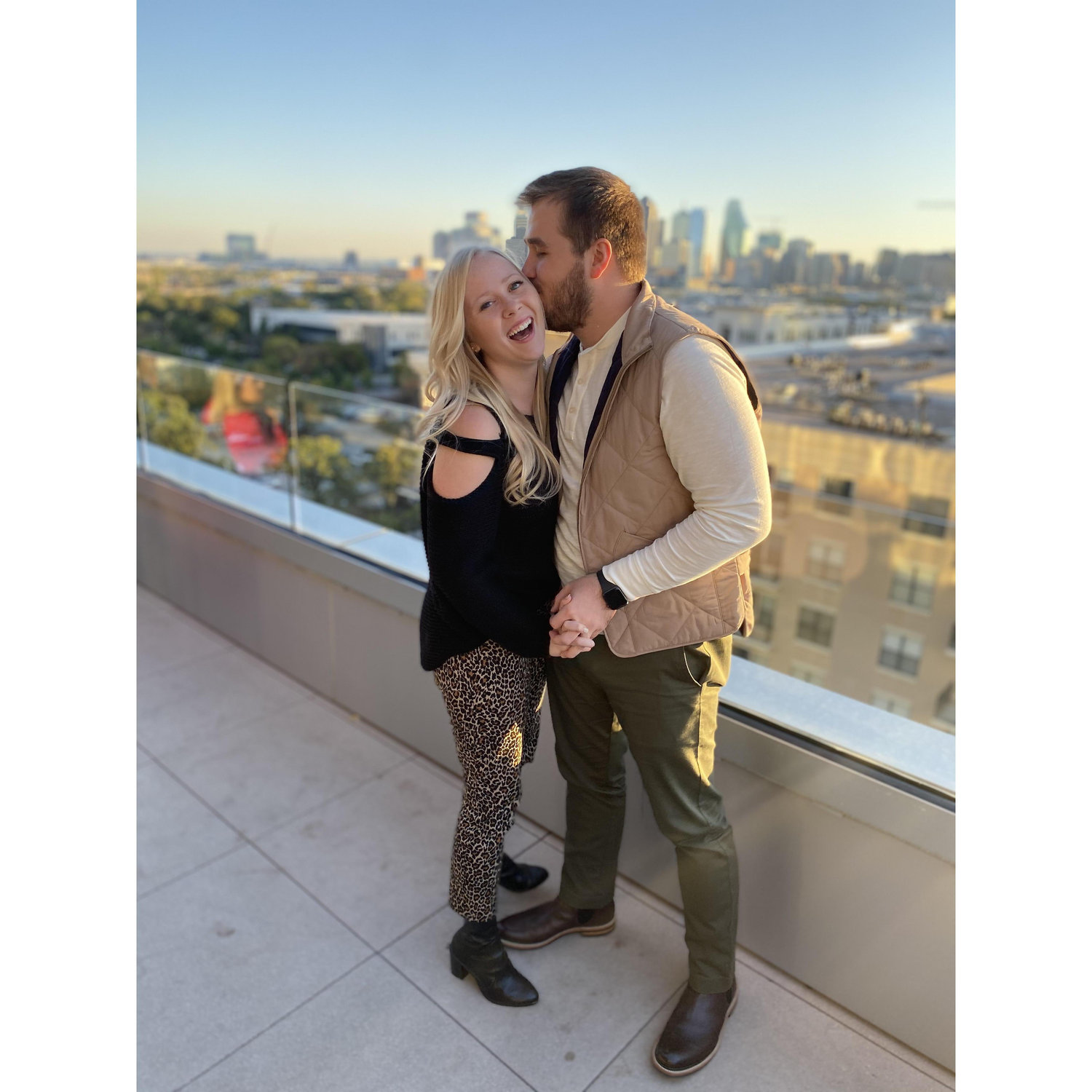 Rooftop bar in West Village Dallas, Texas