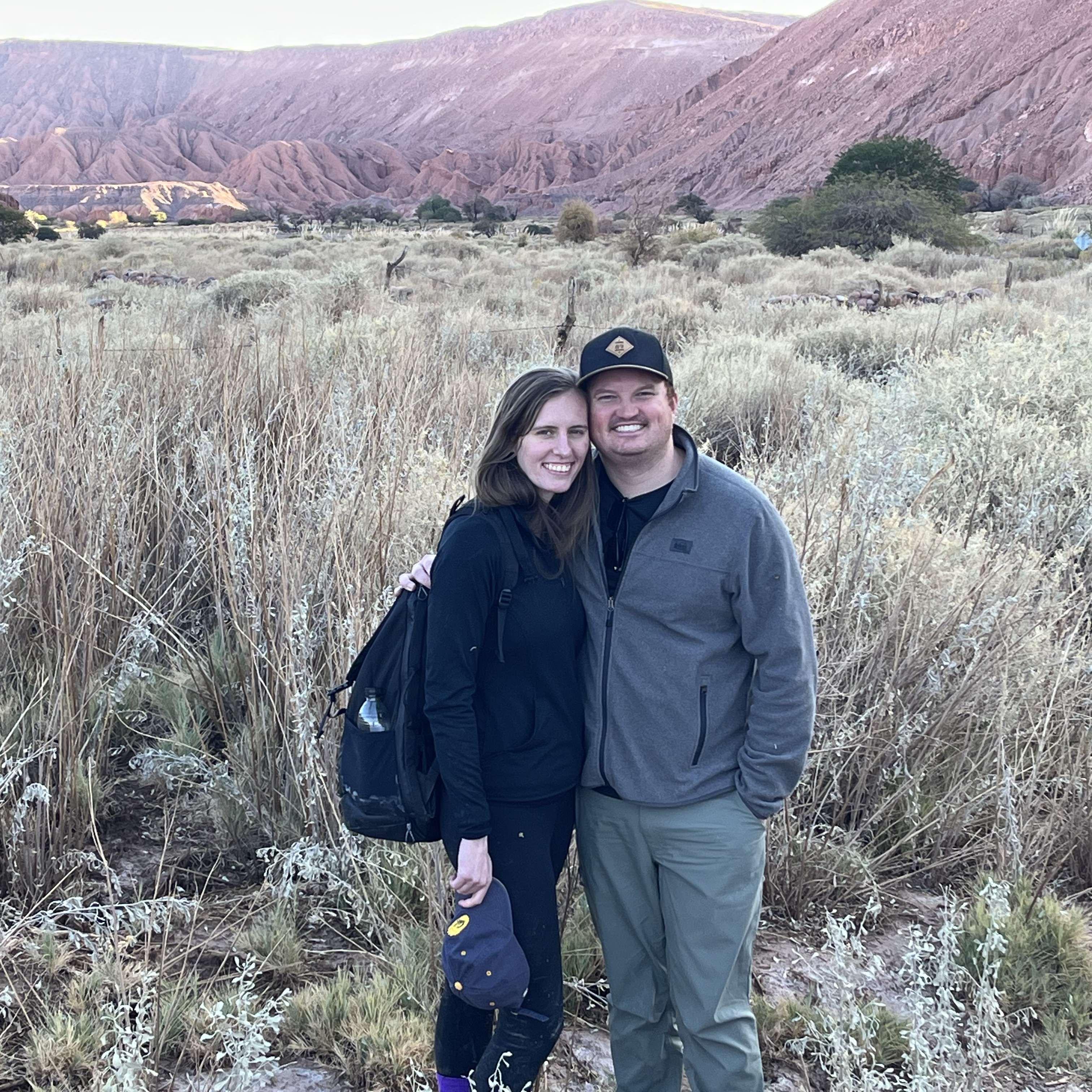 On our first trip to South America in San Pedro de Atacama, Chile