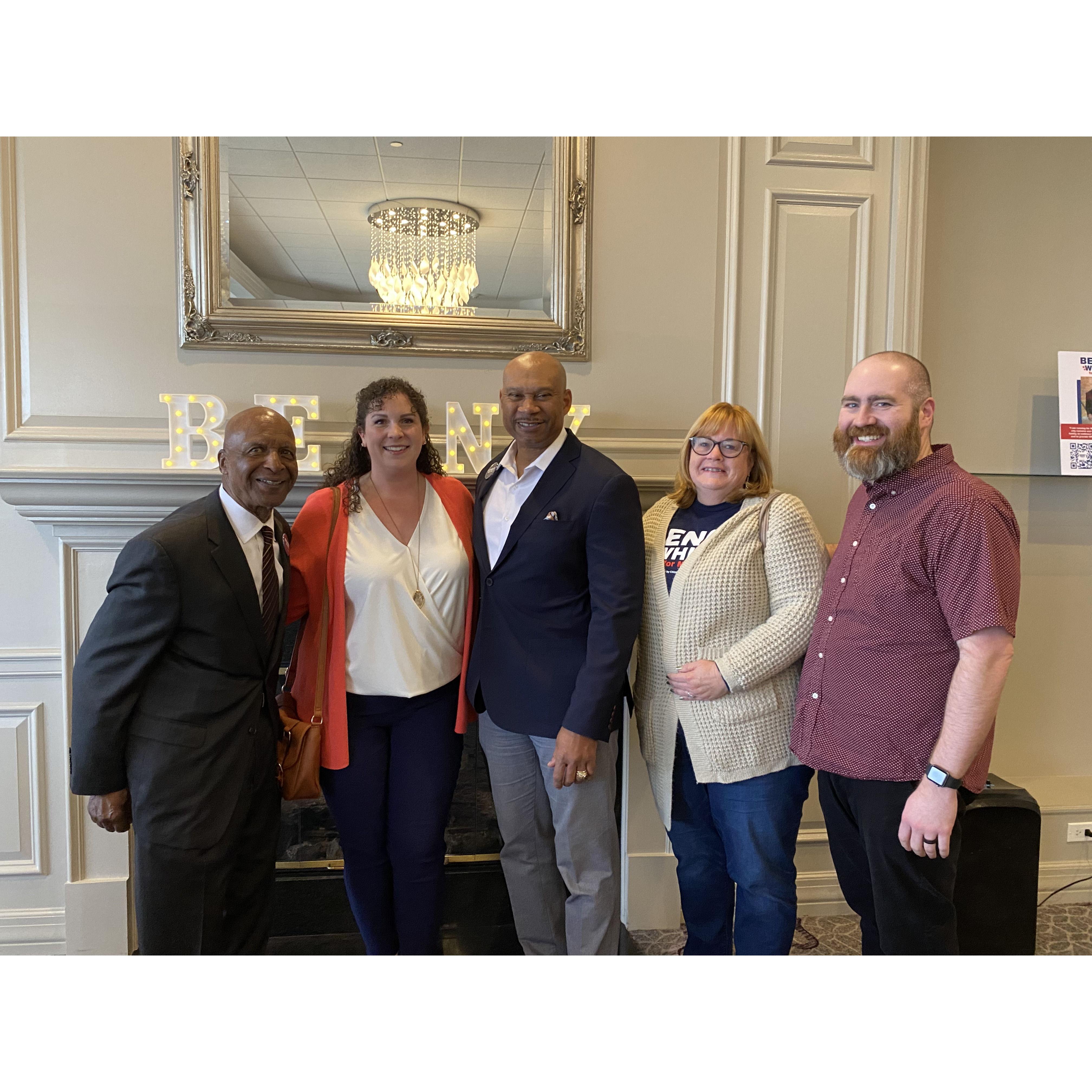 Jesse White and Benny White meet and greet