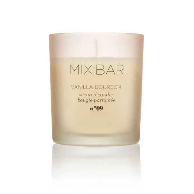 MIX:BAR Flame Candles - Vanilla Bourbon - 7oz