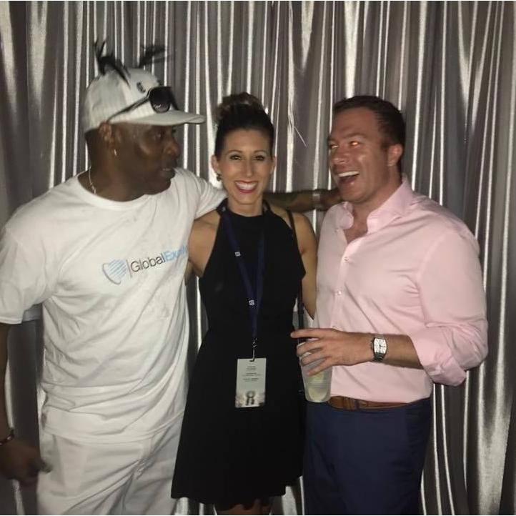 The reaction after Megan told Coolio a dirty joke.