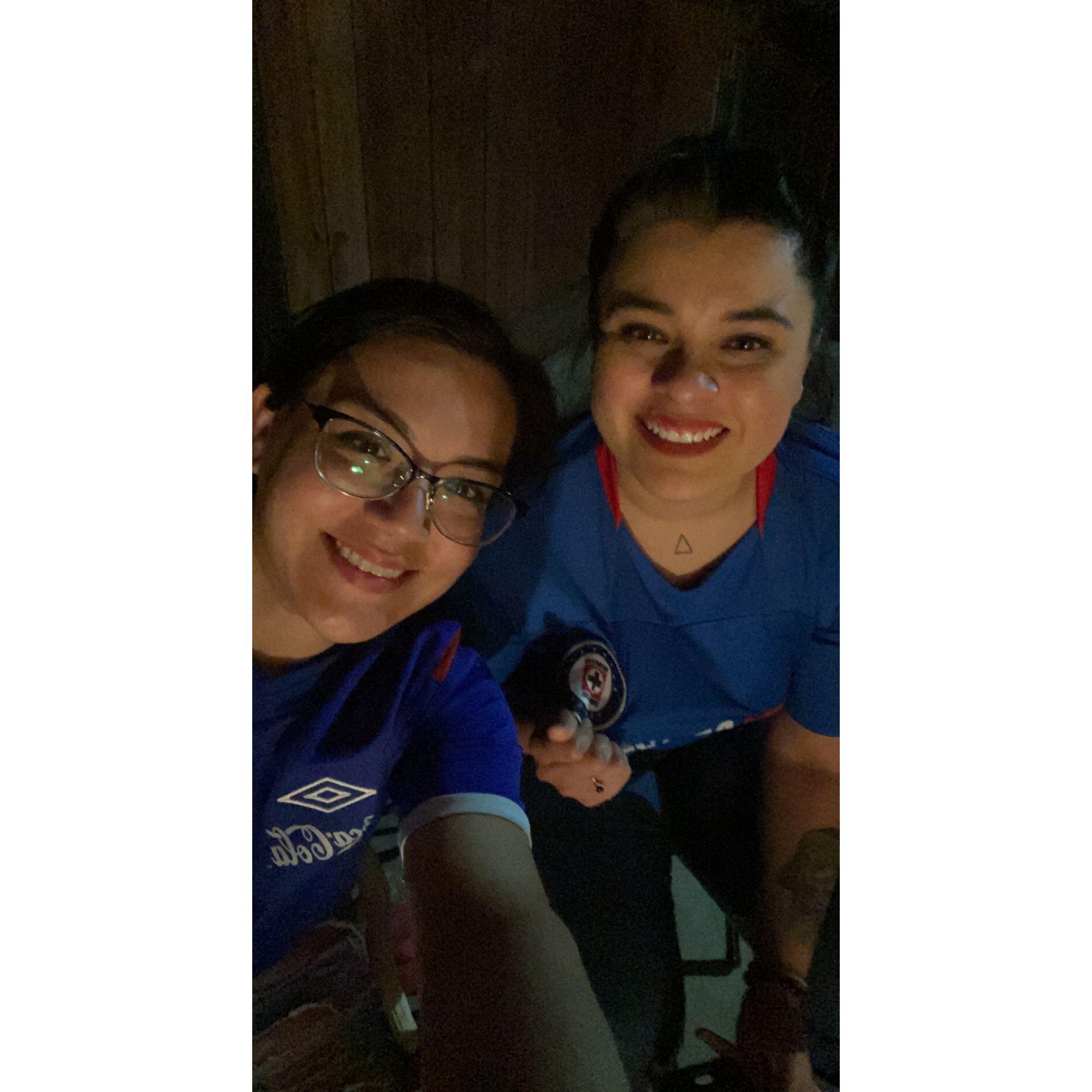Game day. Cruz Azul.