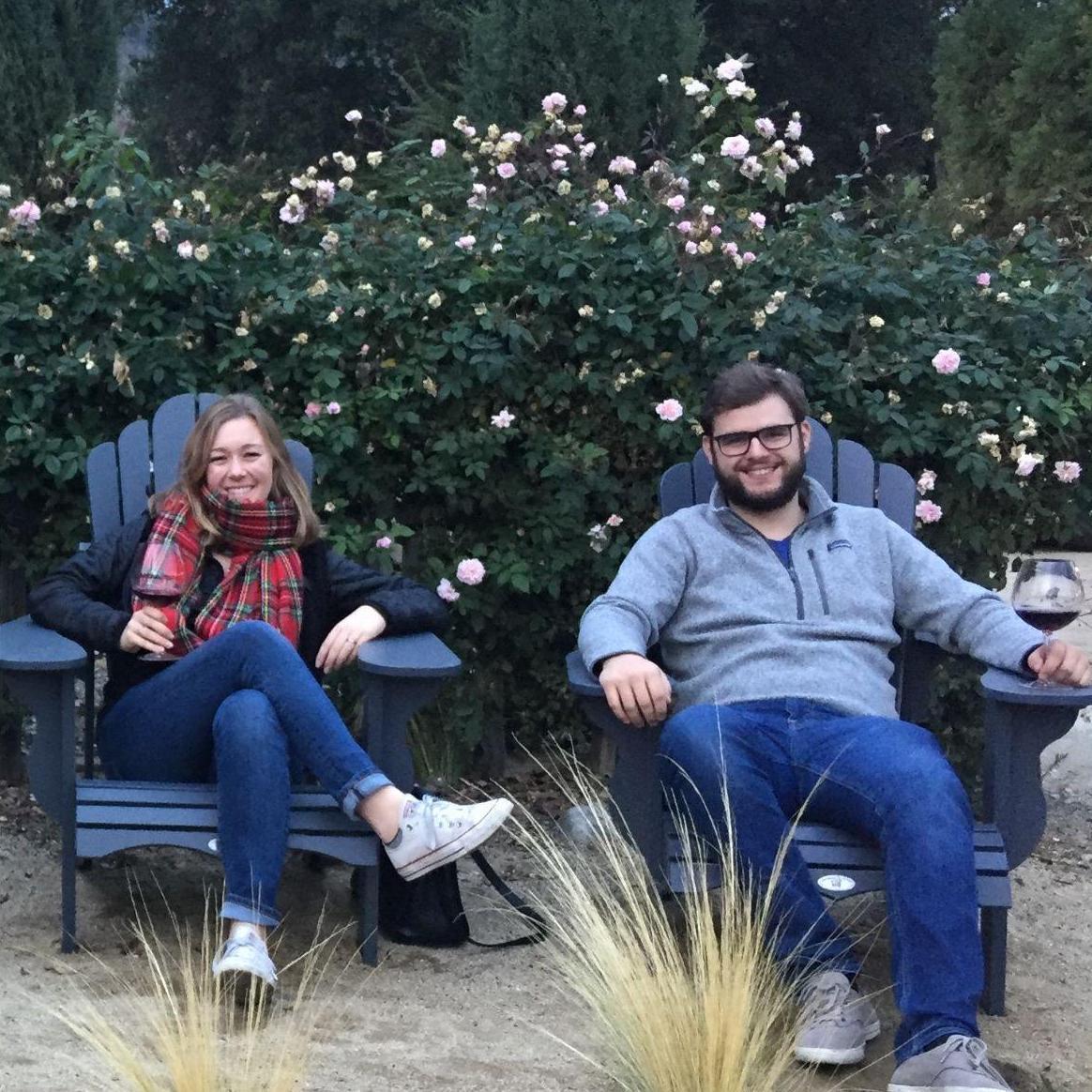 Cal Poly Christmas party in Carmel Valley, CA