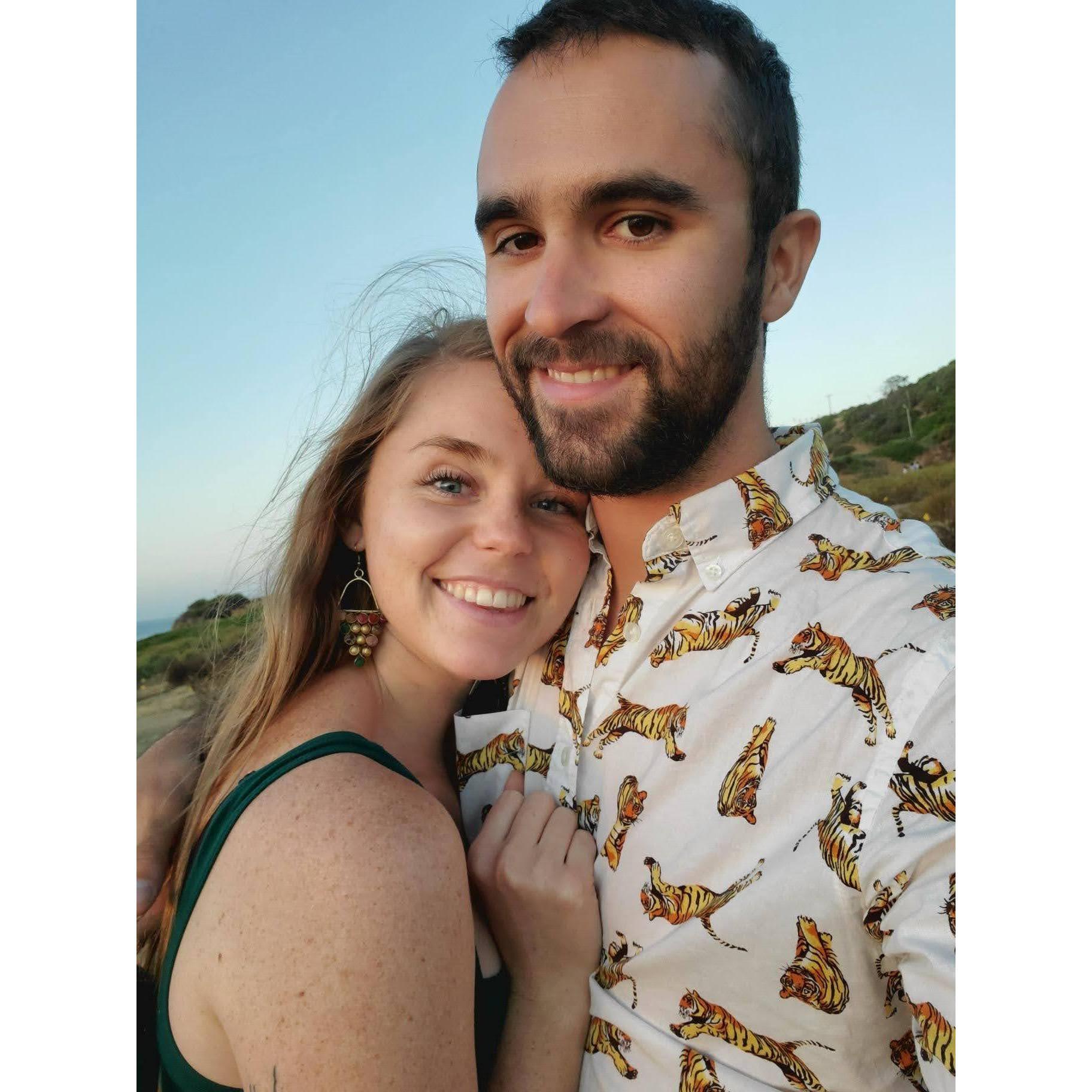 Cocktail walk at Sunset Cliffs.