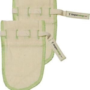Organic Cotton Fine Mesh Muslin Straining Bags – Reusable, 100% Natural, Microplastics-Free Tea Infuser Bags (XS 2 Pack) for Loose Leaf Tea & Herbs