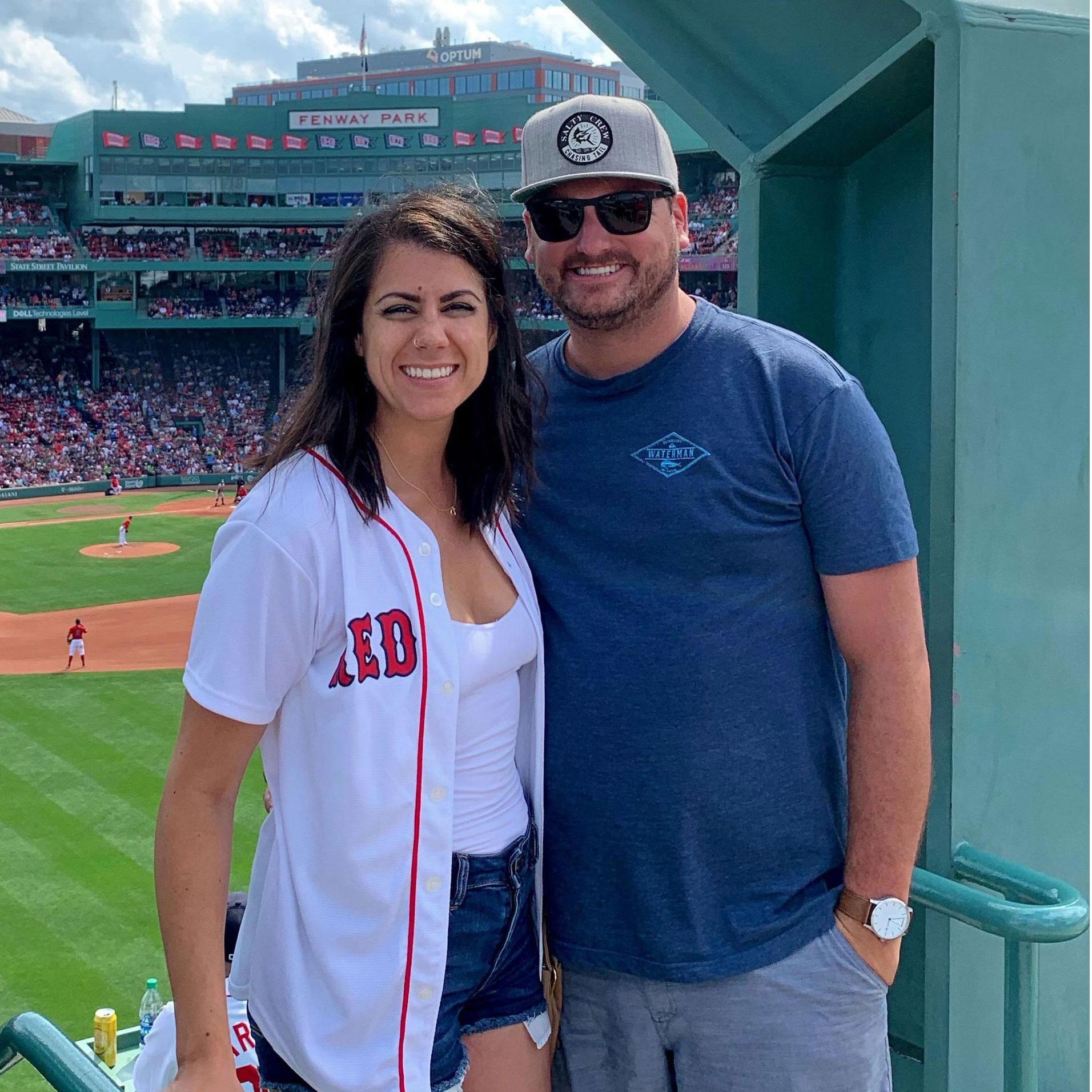 Matt's first time visiting Nicole's home town of Boston and taking in his first Redsox game from the Green Monstah.