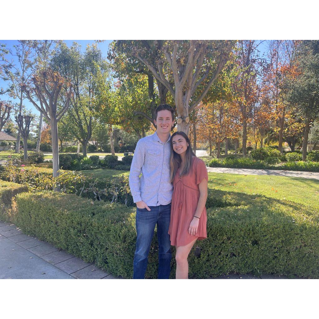 Our first Thanksgiving together!