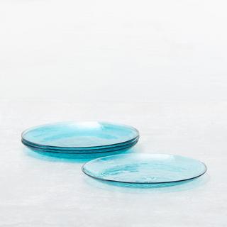 Los Cabos Glass Dinner Plate, Set of 4