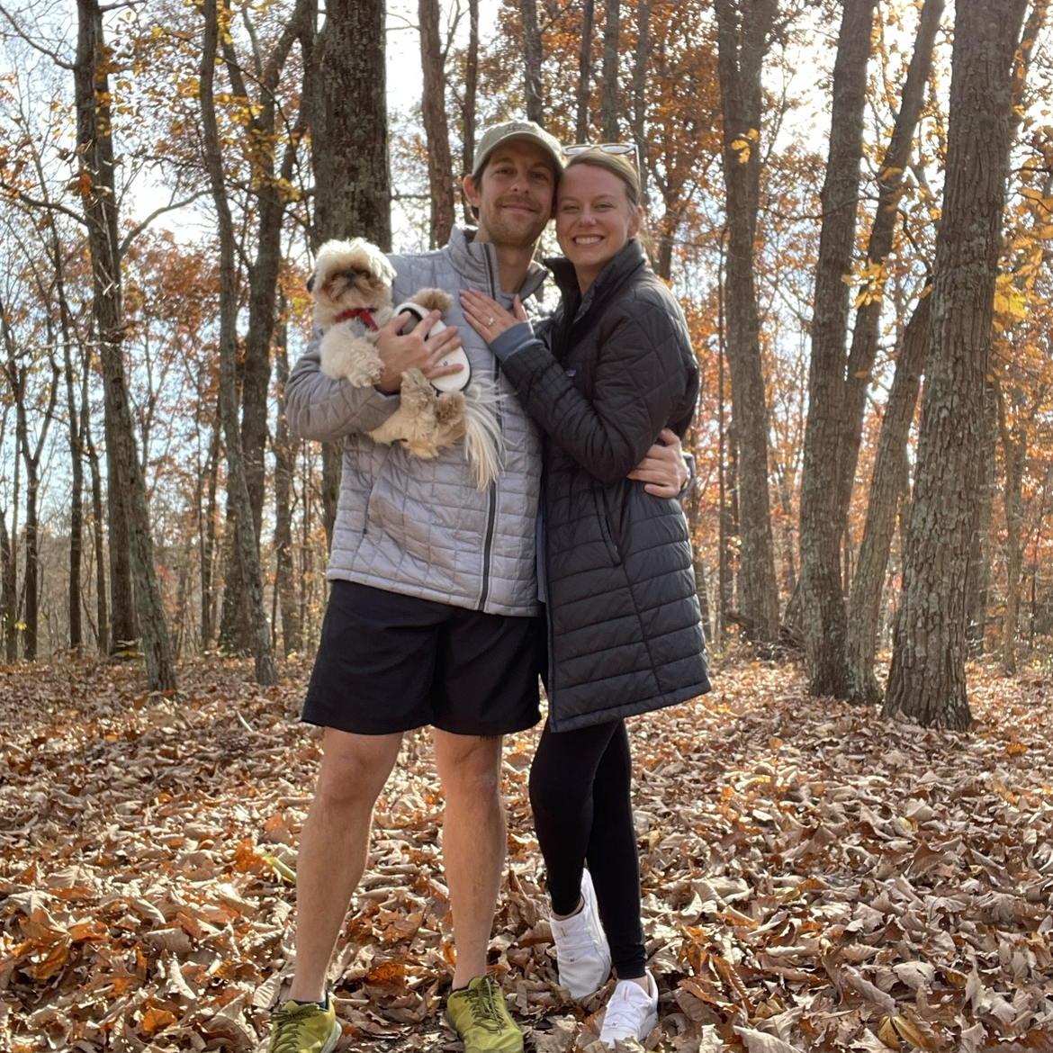 Engagement at Enterprise South Nature Park, one of our favorite hiking spots