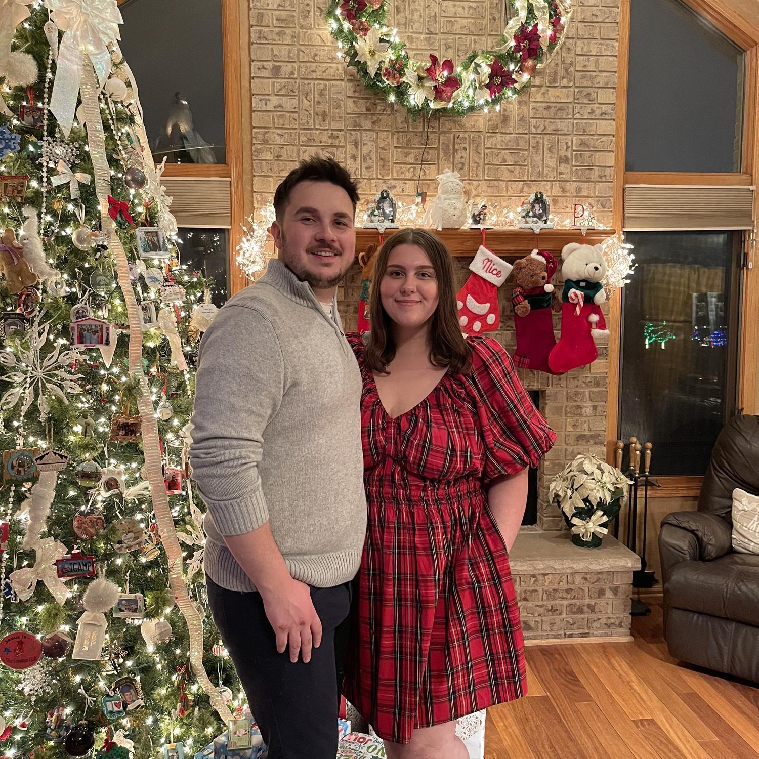 First and last Christmas as an engaged couple, 2024!