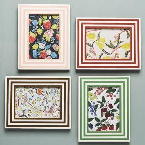 Striped Resin Picture Frame