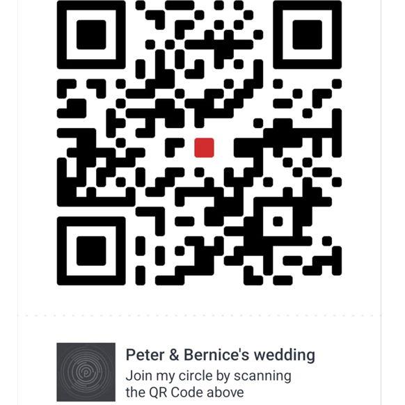 Photo Circle QR code