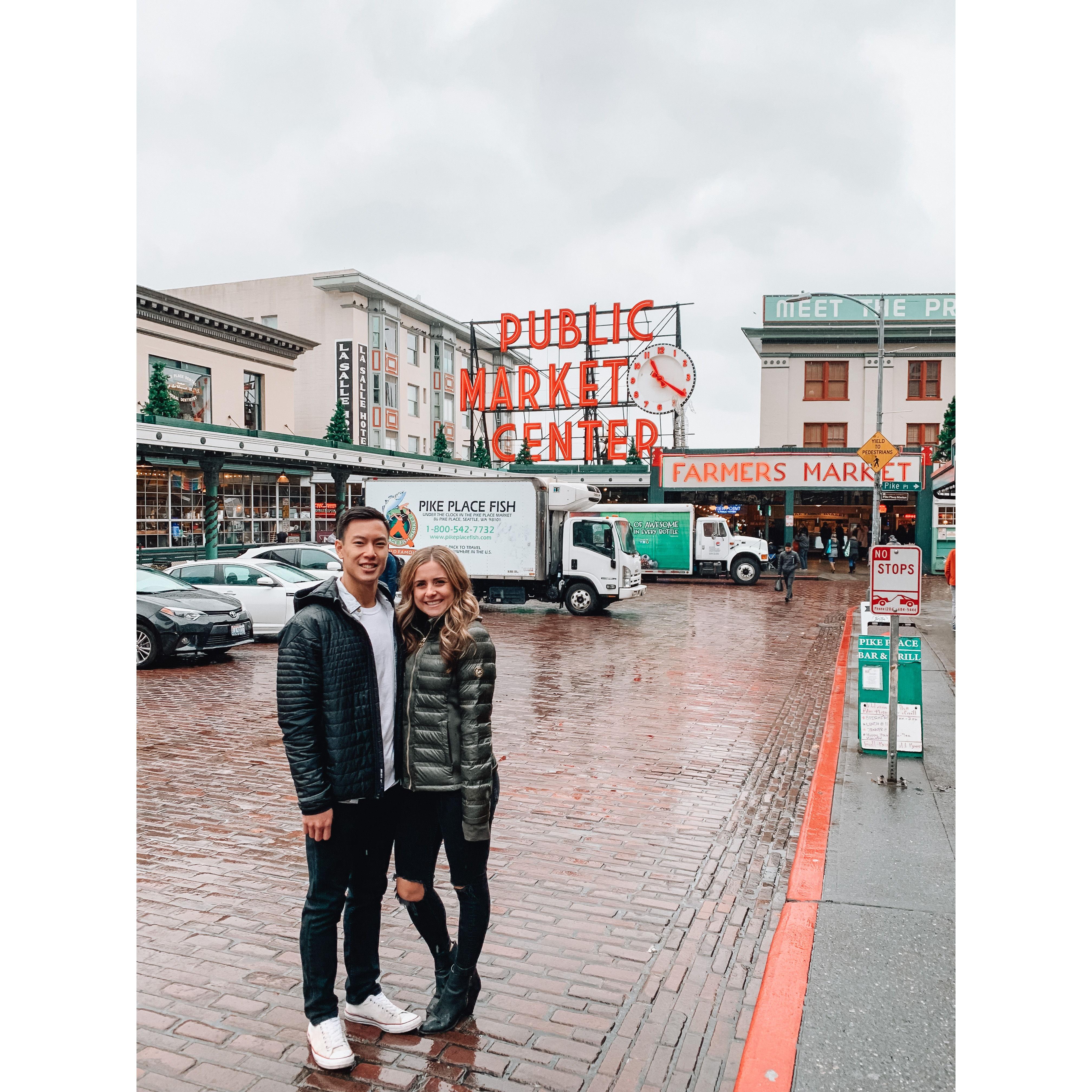 First trip to Chris's hometown in Seattle.