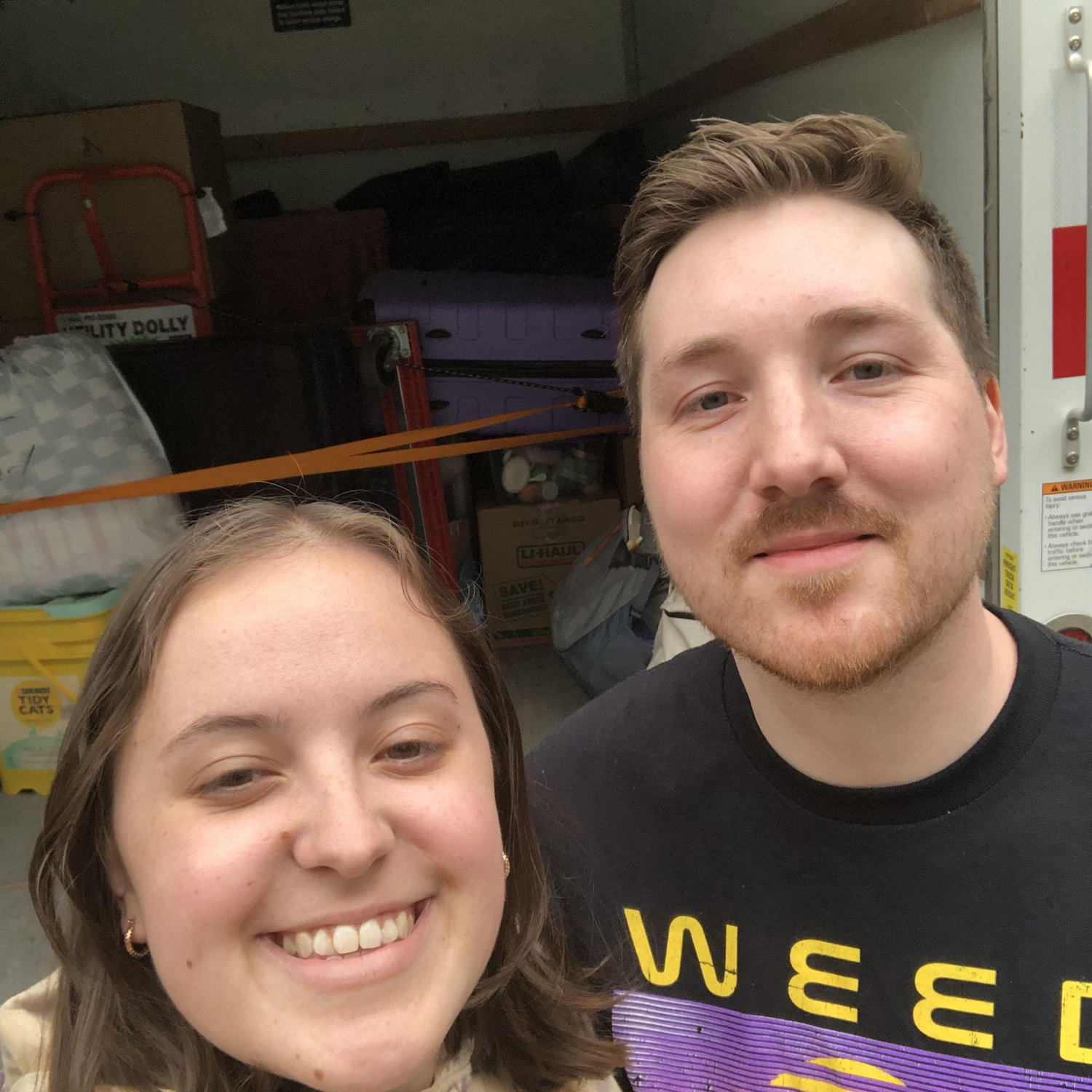 June 2022: Moving in to our first apartment!