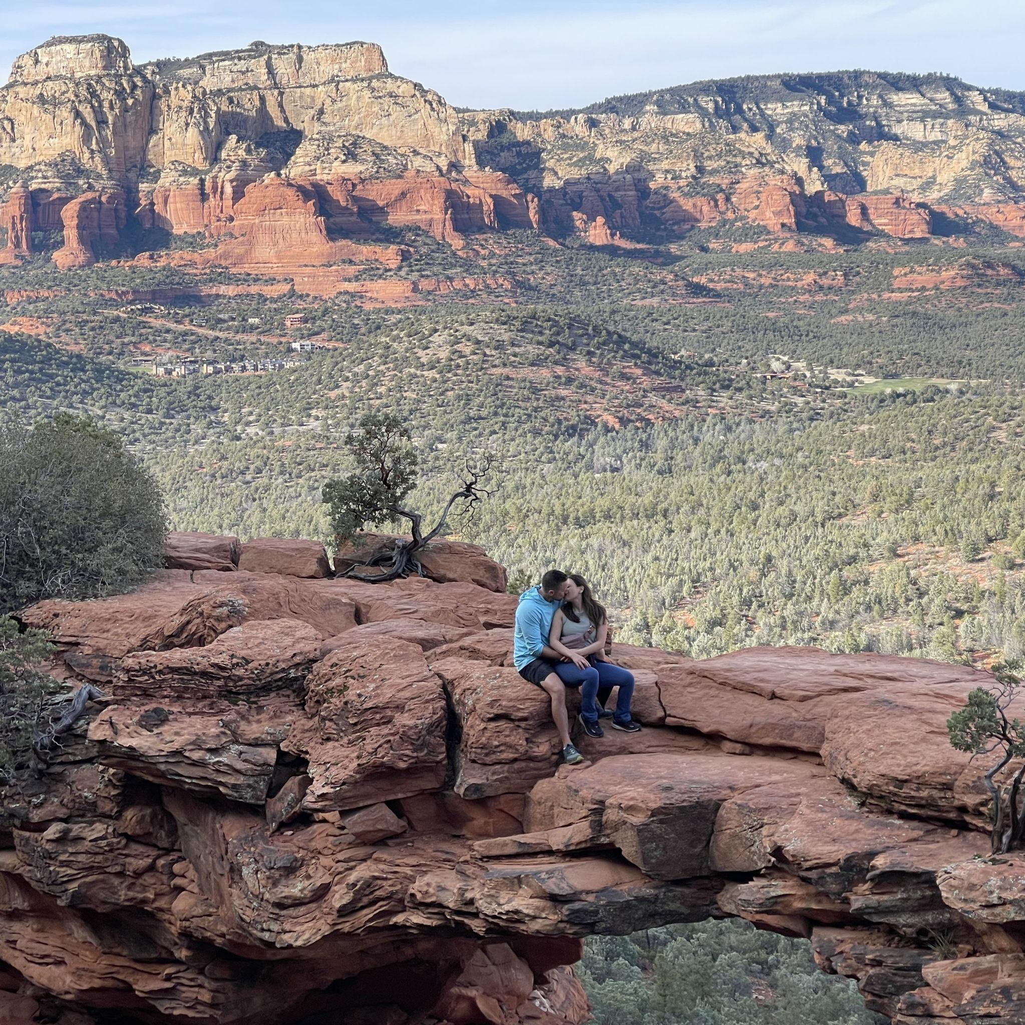 Somewhere between the mountains and the ocean, we found each other.