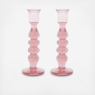 Provence Medium Candlestick Holder, Set of 2