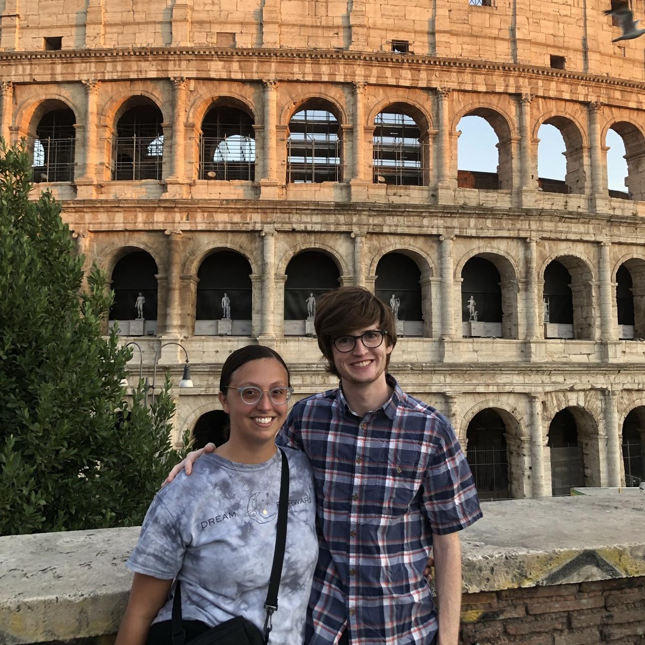 We finally got to tour around Rome, seeing sights like the Colosseum!