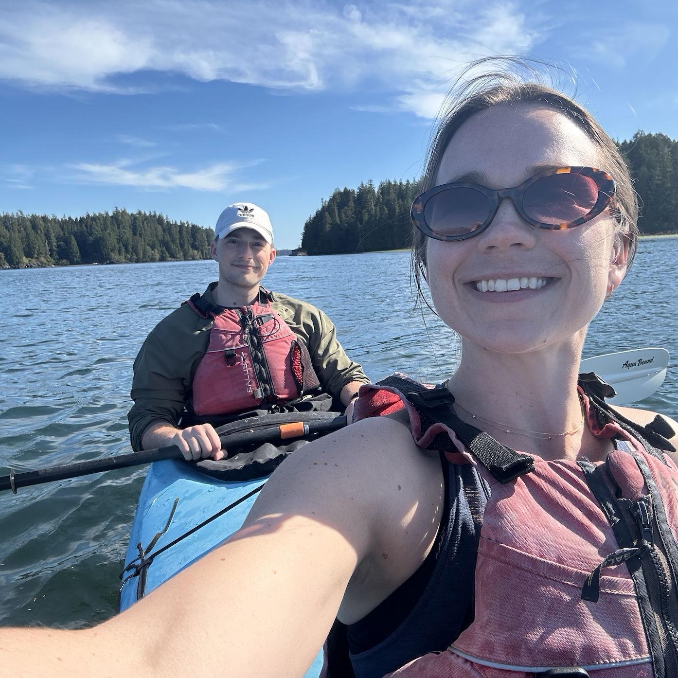 Kayaking around Tofino, BC September '25
