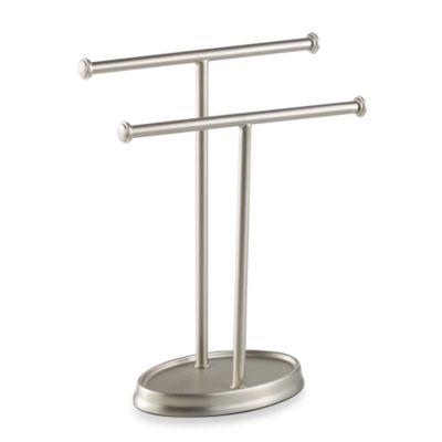 Umbra® Palm Double Hand Towel Tree in Nickel