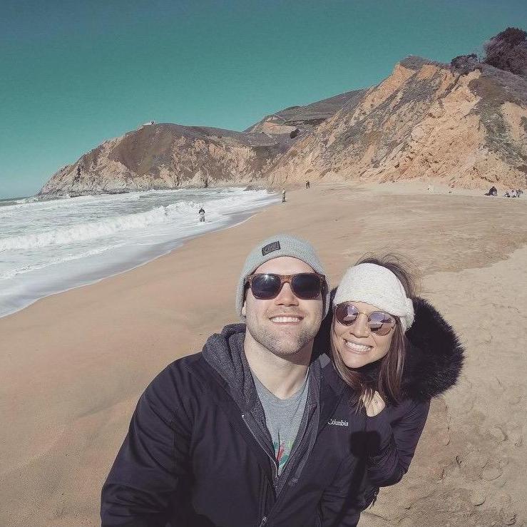 Our new NorCal beach situation...jackets and hats!