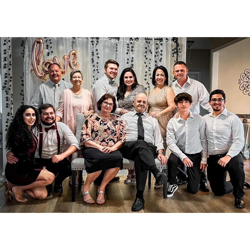 Our beautiful combined family <3 We are beyond grateful to soon become one!
