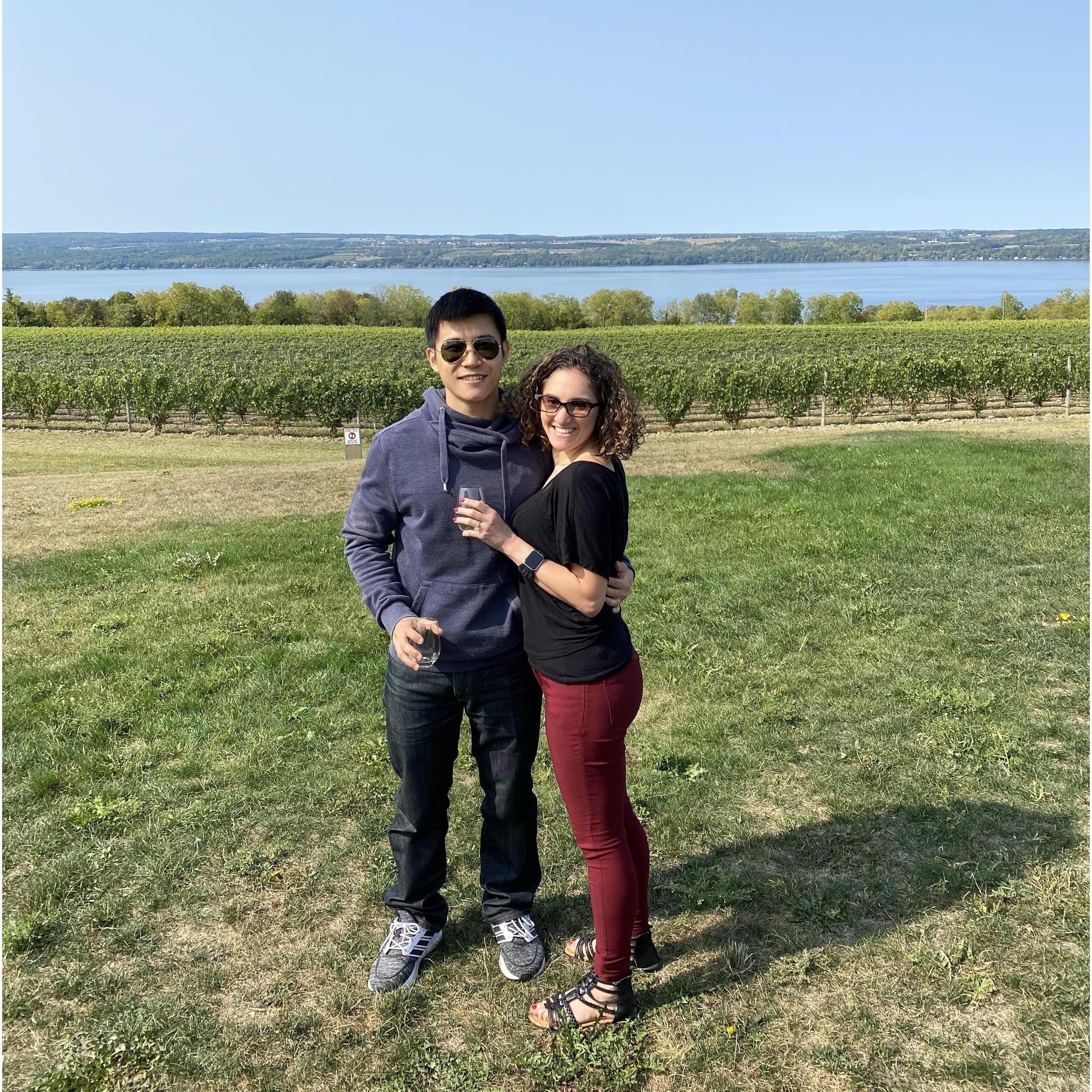 wine tasting in the Finger Lakes