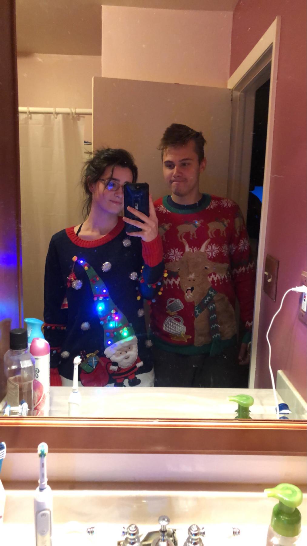 Ugly Christmas sweater party