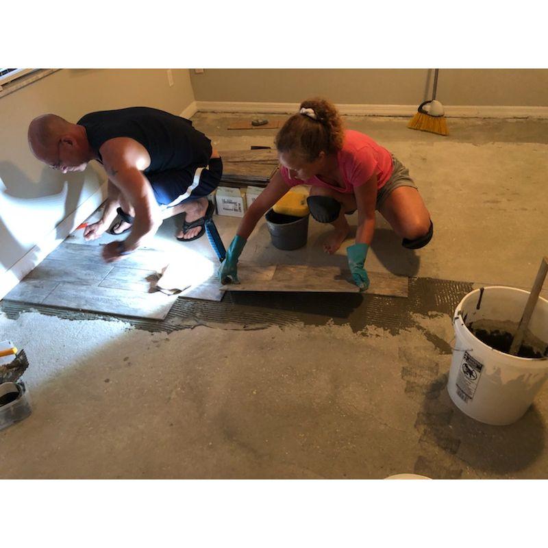 The start to our floor renovation