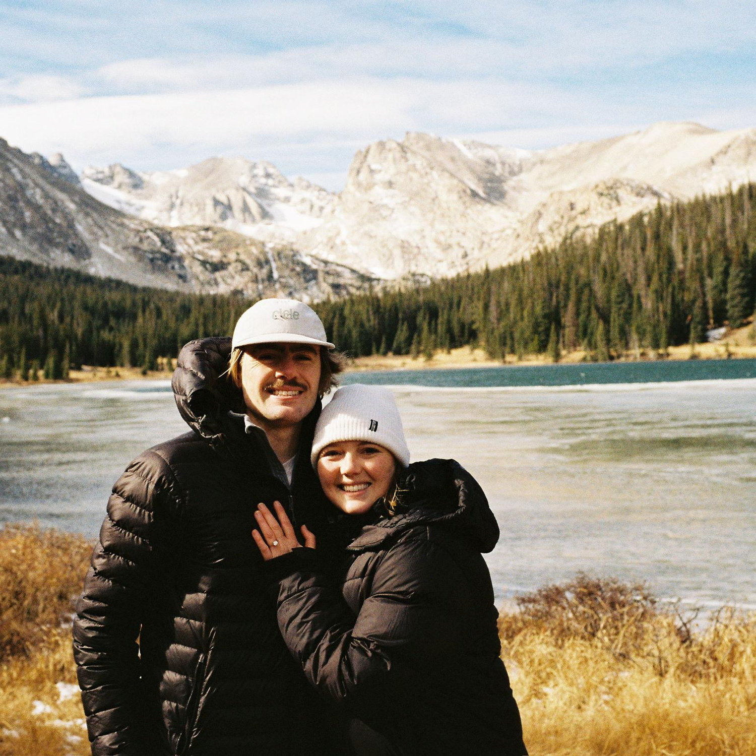 Dana’s best friend was there to take photos but even Lindsay and Brandon didn’t know the proposal was happening until Charlie was on one knee.