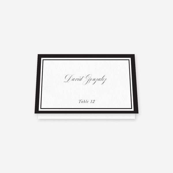 Essex | White | Zola Wedding Place Cards