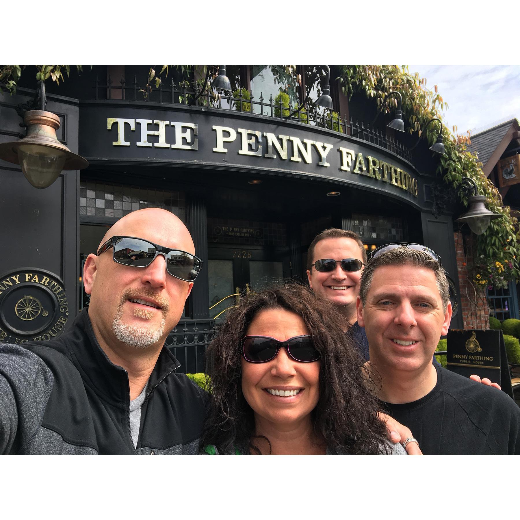 One of the many and amazing pubs and restaurants in Victoria, BC. What a cool city.