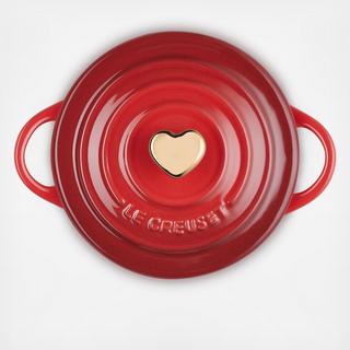 Mini Cocotte with Heart Knob