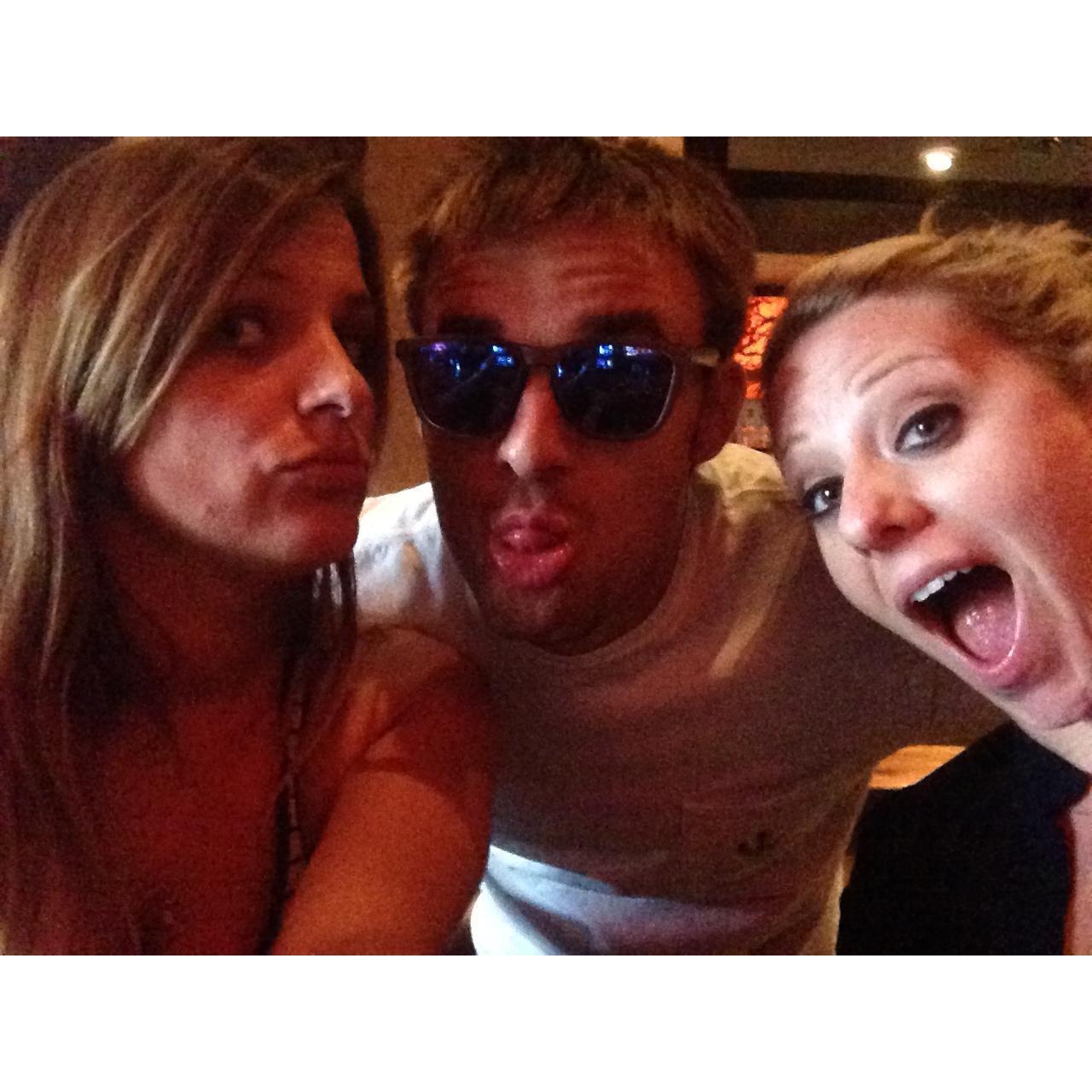 One of our many dates with Sara, which is why she's the perfect person to marry us.