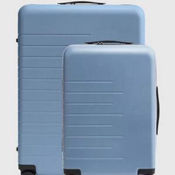 Carry-On & Large Check-In Suitcase Set - Blue