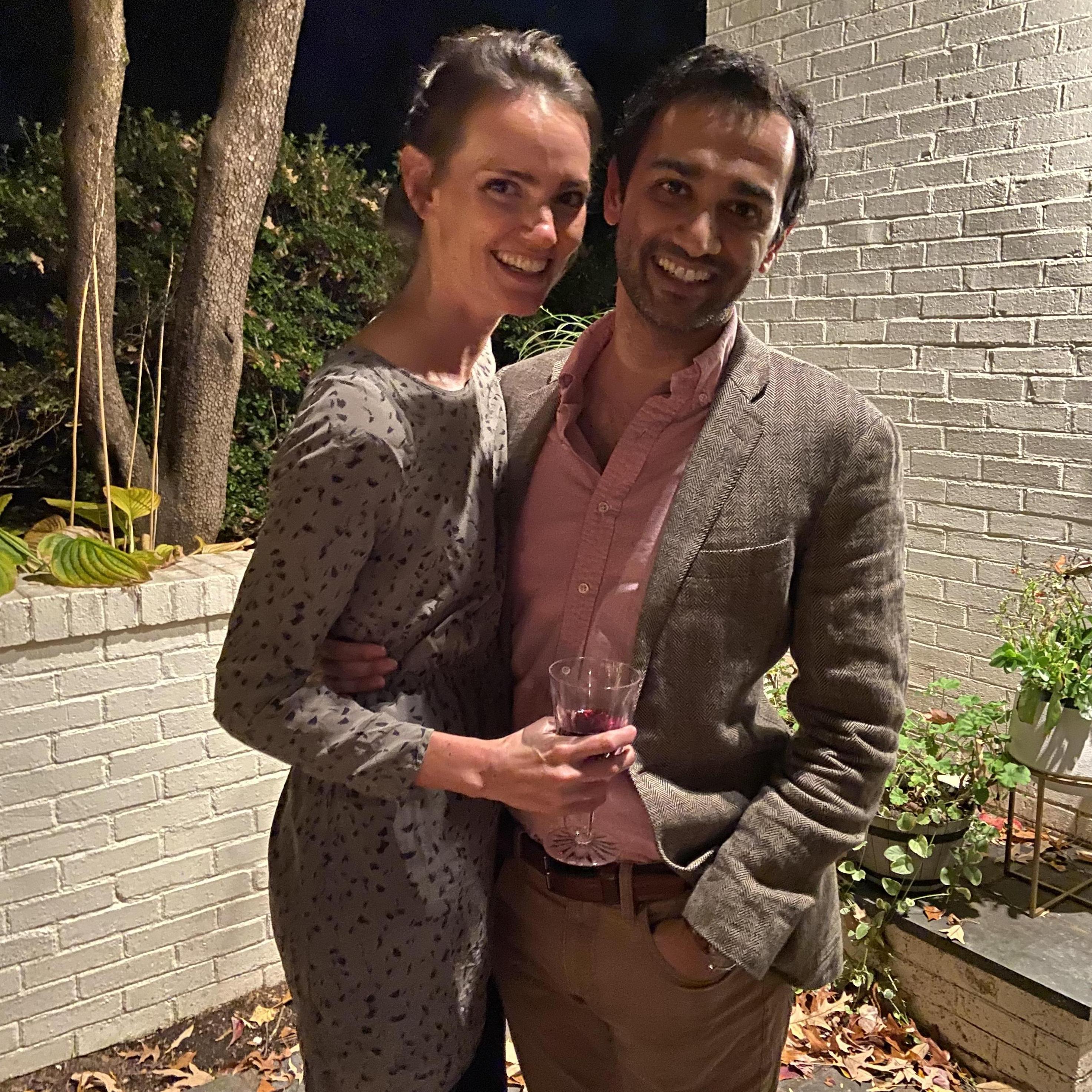 I winked at Alex and she got so excited she spilled wine all over me and ruined my blazer. It is no longer wearable.