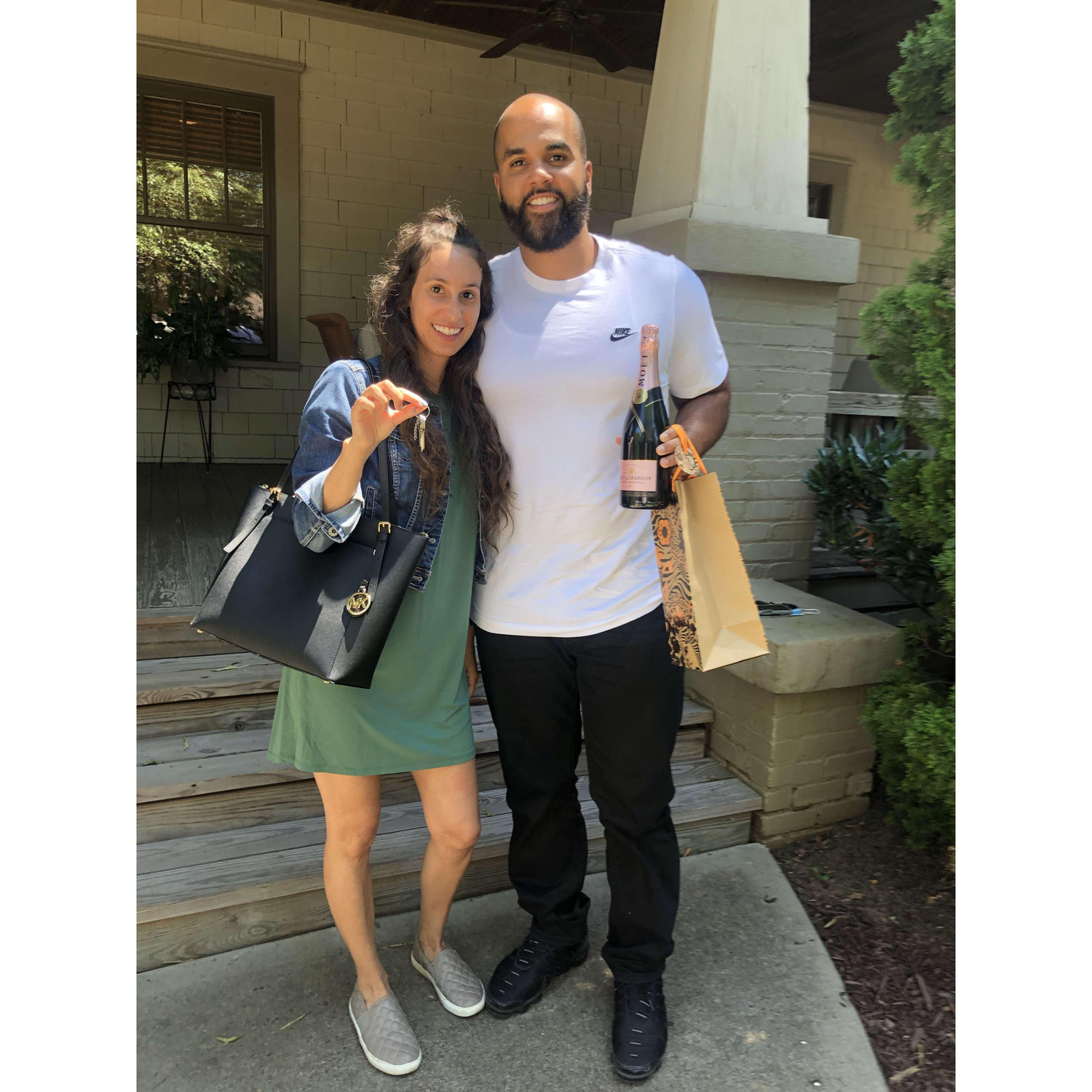 We bought our first house together