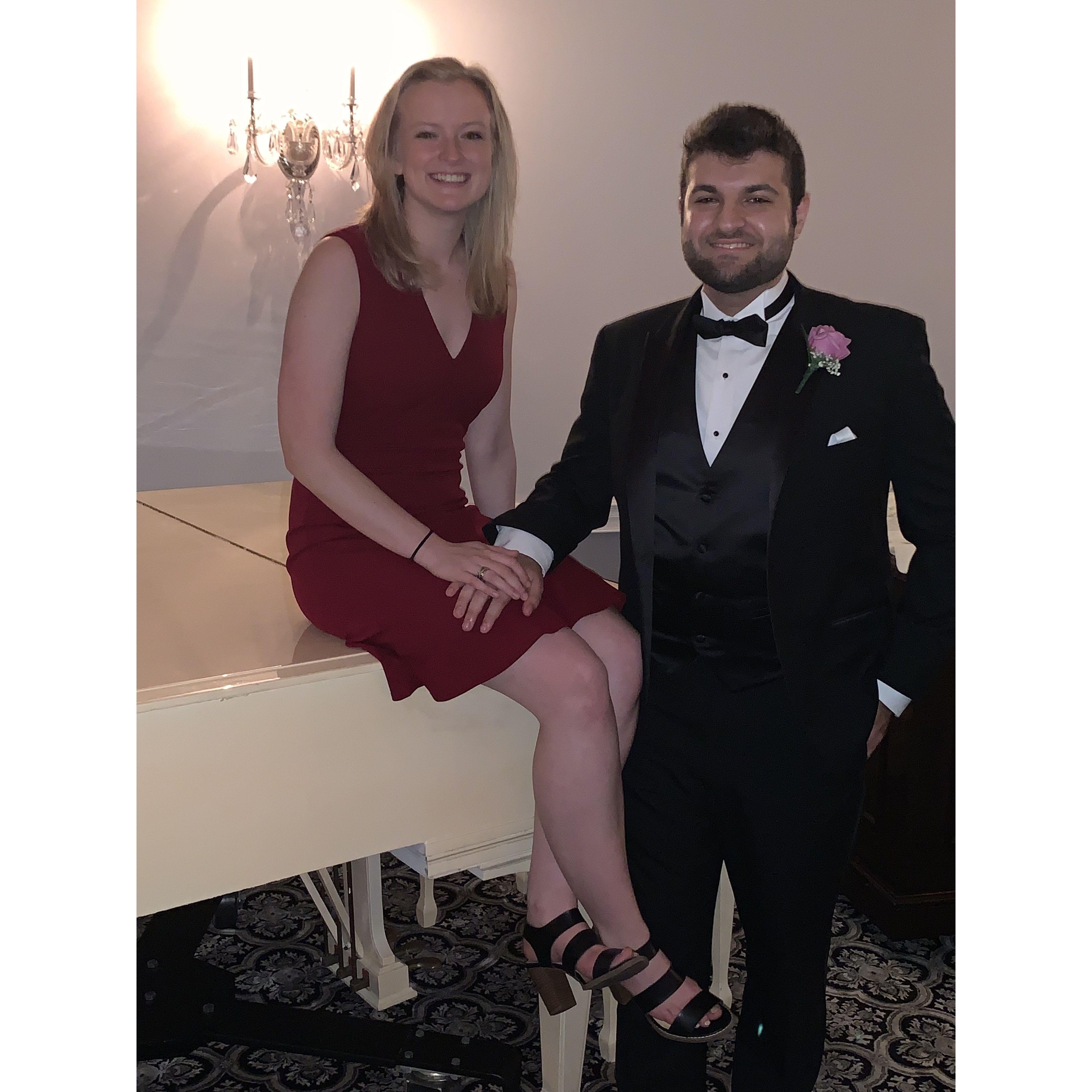 JP and Lindsey's first wedding together!