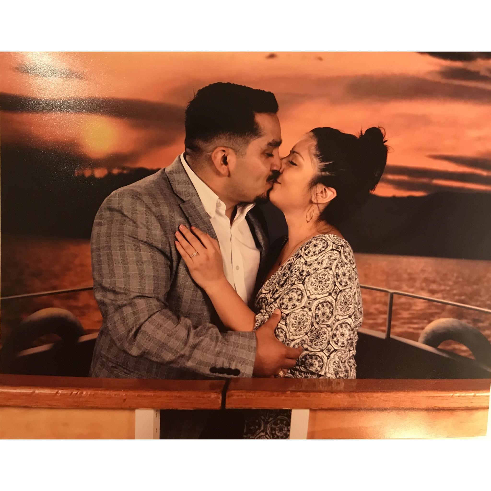 I’m laughing, because he said something about feeling like Jack on titanic right before this picture was taken.