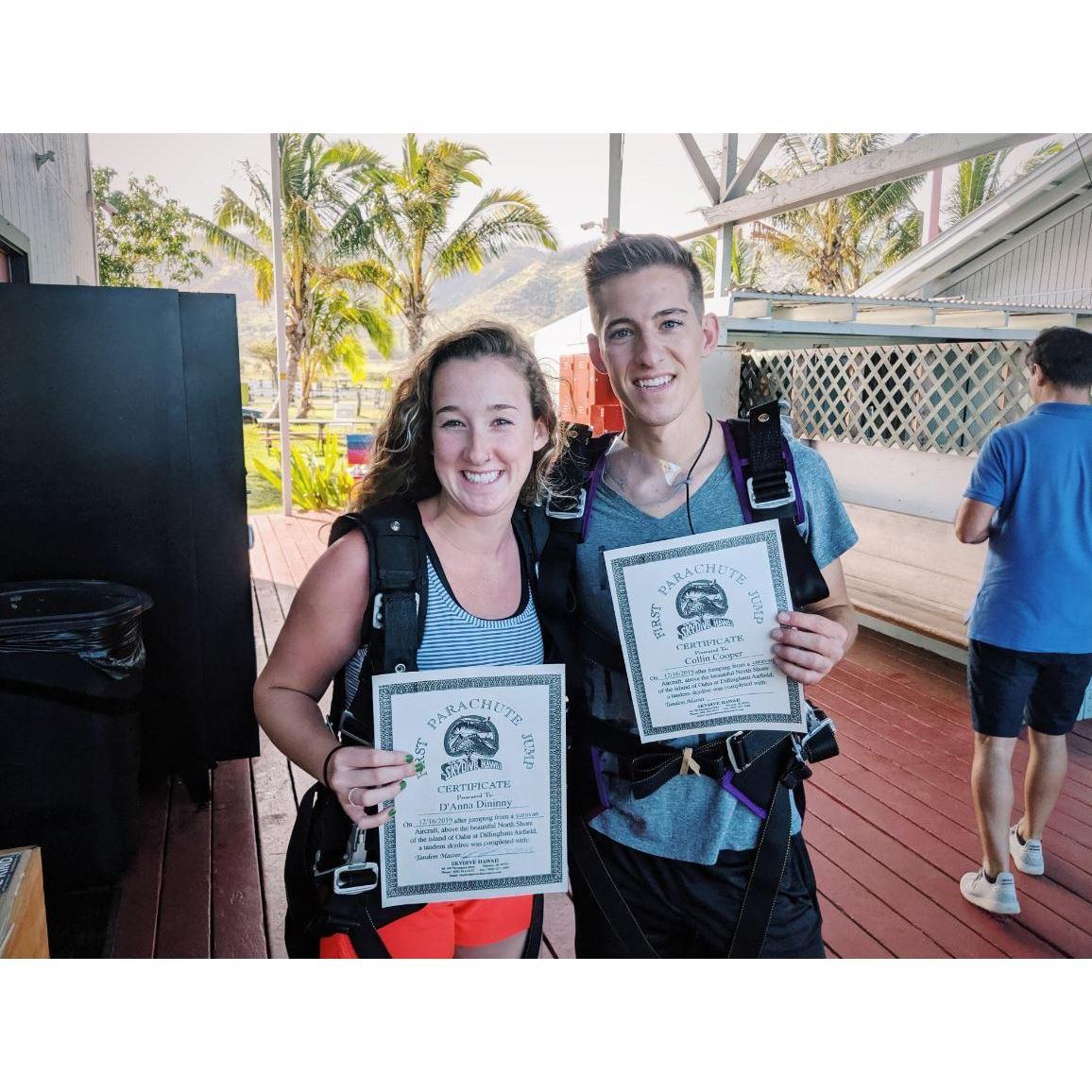 Skydiving in Hawaii!