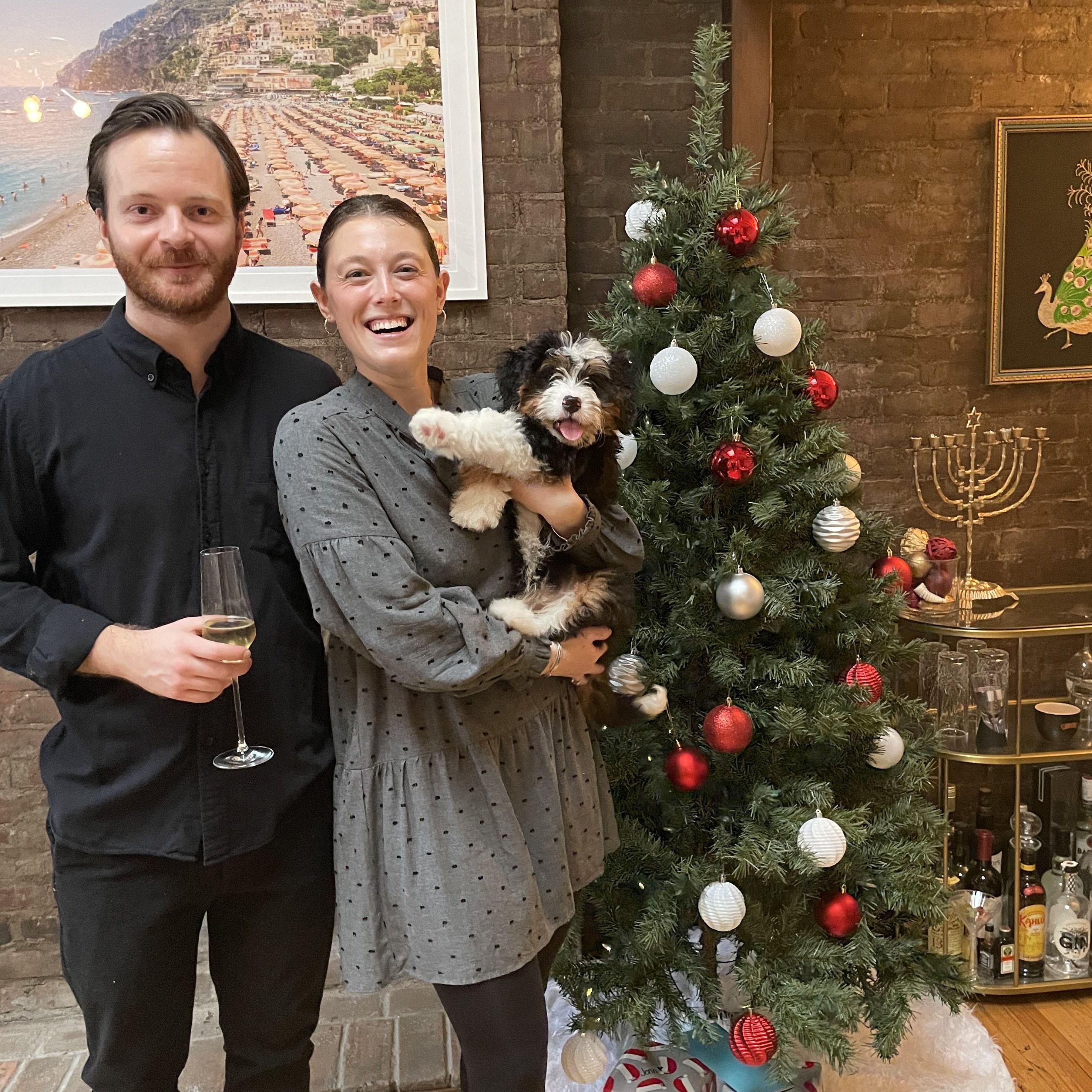 First ChrismaChanukah with Winnie!