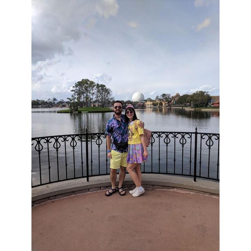 The actual day we got engaged. EPCOT 2018 <3