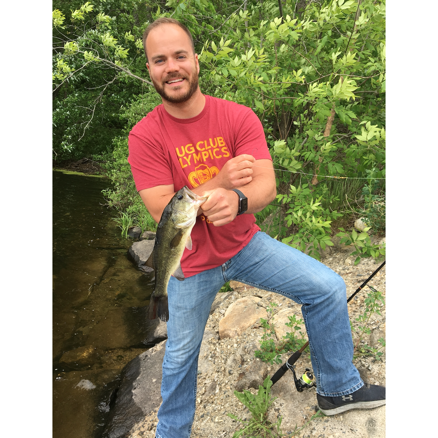 One of our many fishing excursions.