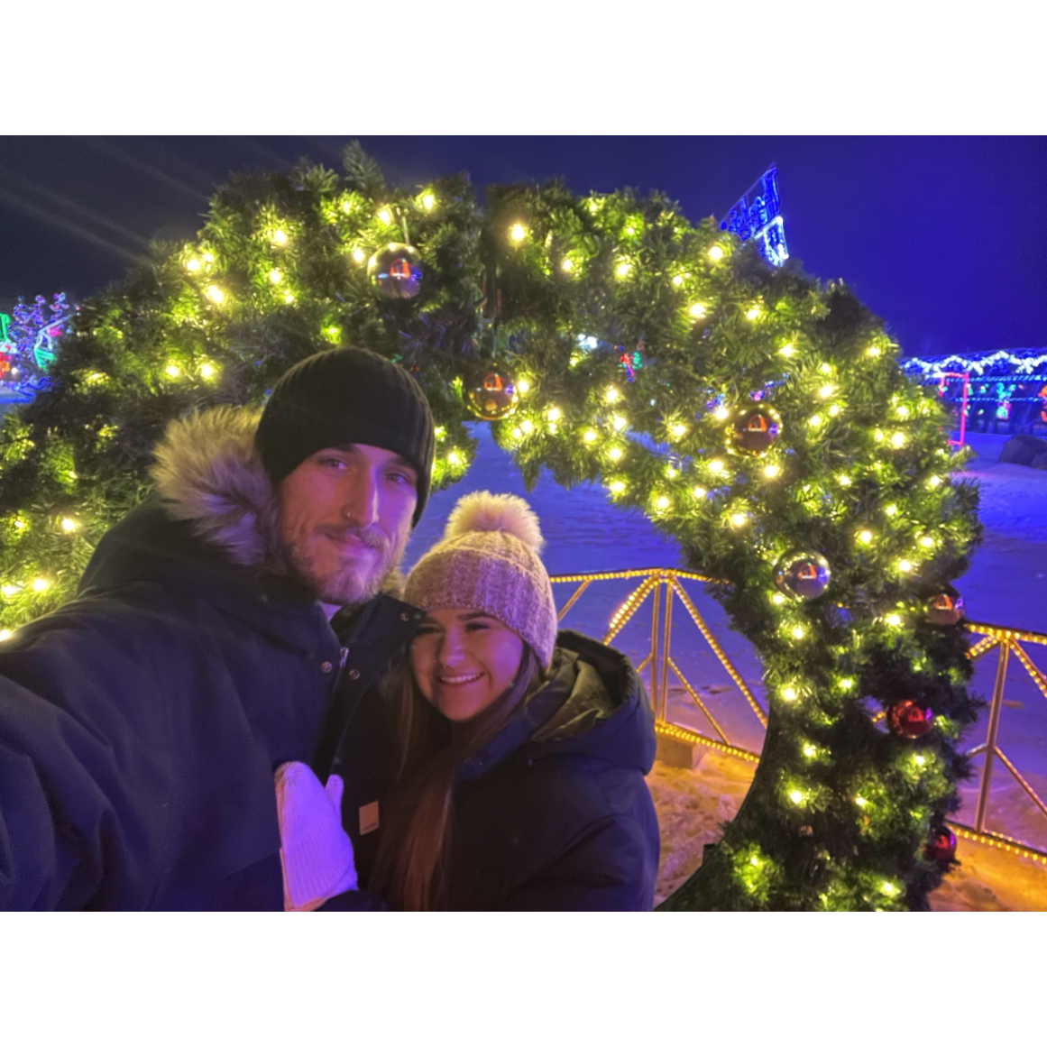 Zach and Sam in Bentleyville!