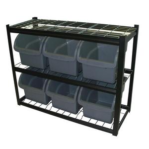 edsal 33-in H x 42-in W x 16-in D 3-Tier Steel Freestanding Shelving Unit