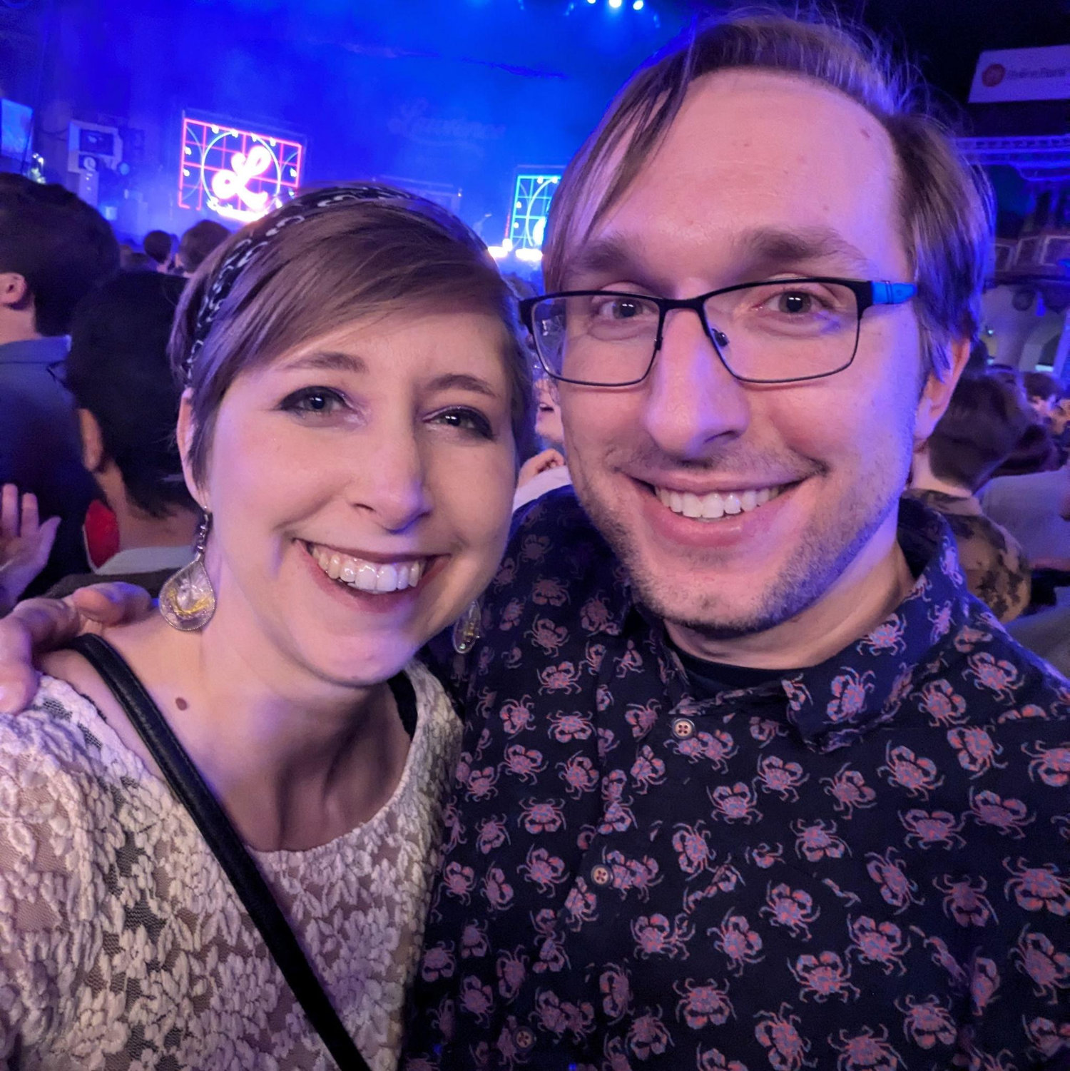 Erin and Brian see one of their favorite bands - Lawrence - at the Aragon theatre.