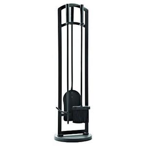 Pleasant Hearth Arched 4Pc Fireplace Toolset - Black