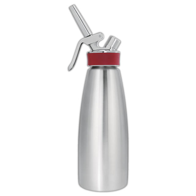 iSi Gourmet Whip PLUS Stainless Steel Whipped Cream Dispenser, 1 Quart/1L