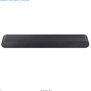 Samsung - HW-S50B 3.0 Channel S-Series All-in-one Soundbar, Dolby 5.1 / DTS Virtual:X - Black