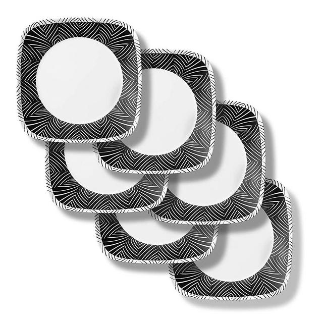 Corelle Chip Resistant Dinner Plates, 6-Piece, Imani