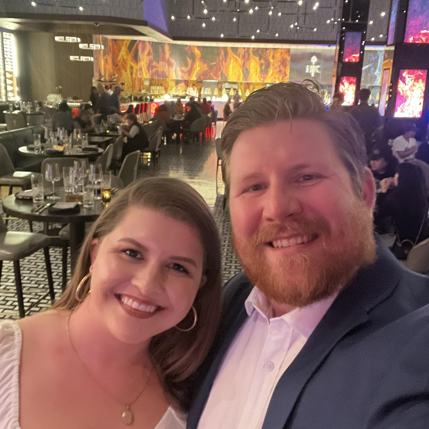 Madeline's birthday dinner at Hell's Kitchen at Harrah's Casino